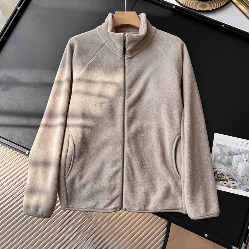 Fitting room children's men's and women's wear polar fleece zipper jacket long-sleeved jacket velvet sweatshirt jacket 24 new style 469955 7