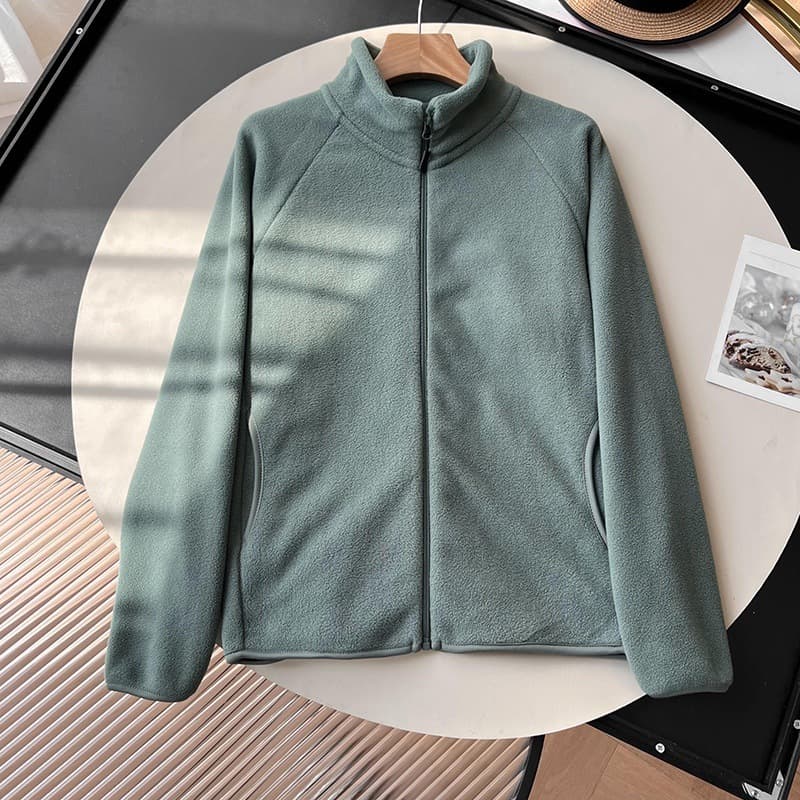 Fitting room children's men's and women's wear polar fleece zipper jacket long-sleeved jacket velvet sweatshirt jacket 24 new style 469955 8