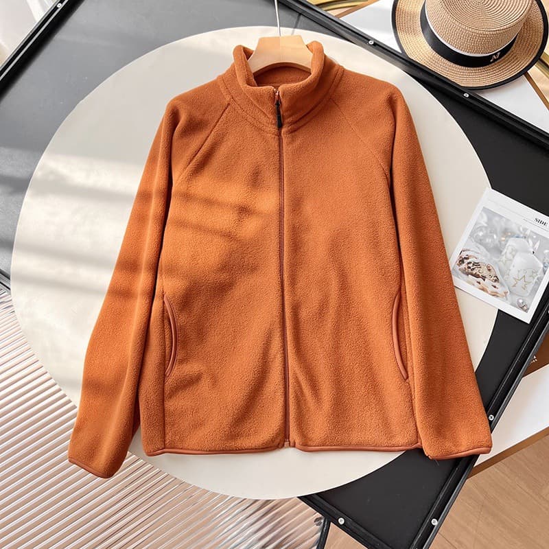 Fitting room children's men's and women's wear polar fleece zipper jacket long-sleeved jacket velvet sweatshirt jacket 24 new style 469955 10