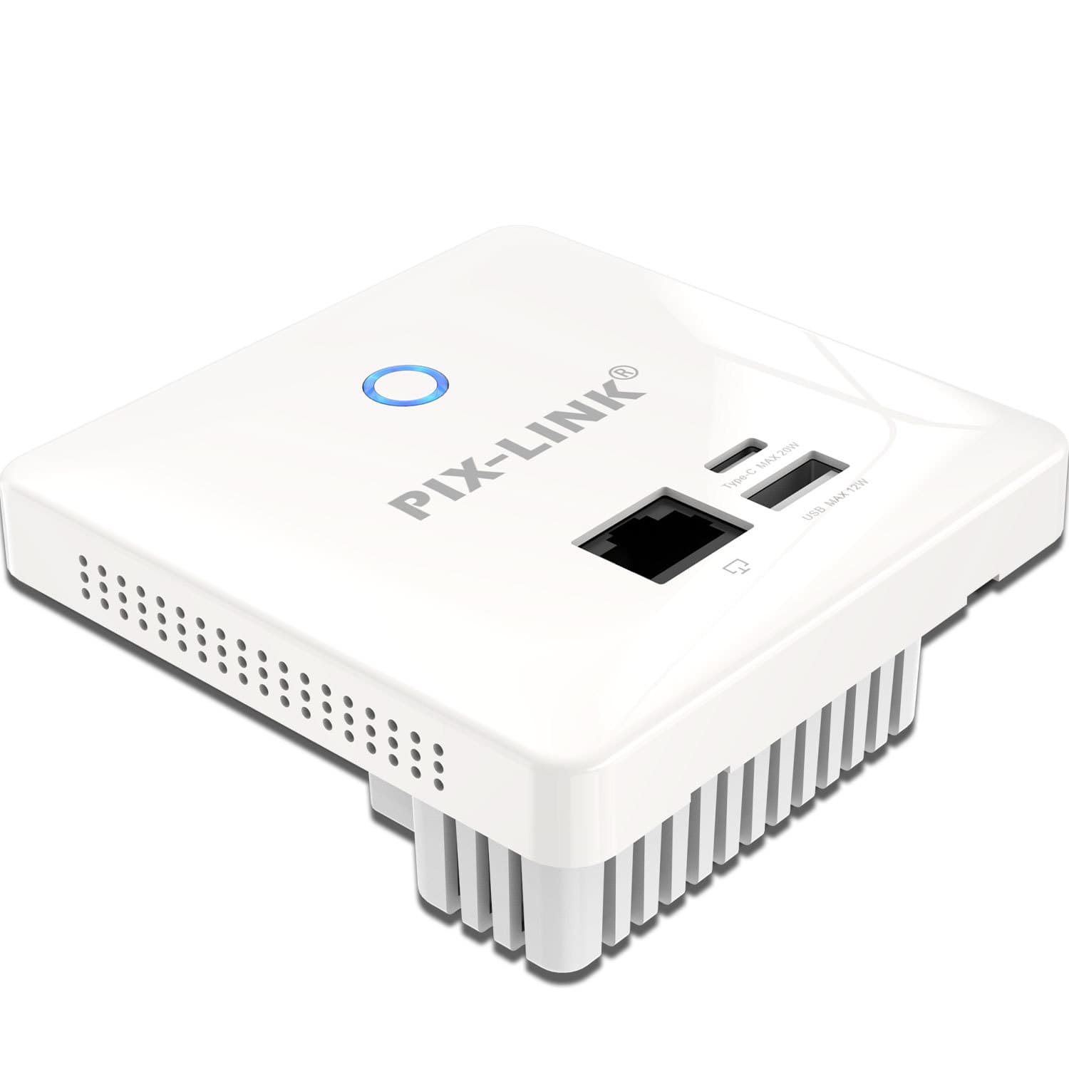 100M home network cable RJ45 access point WiFi wireless AP panel USB and Type-C fast charging 5