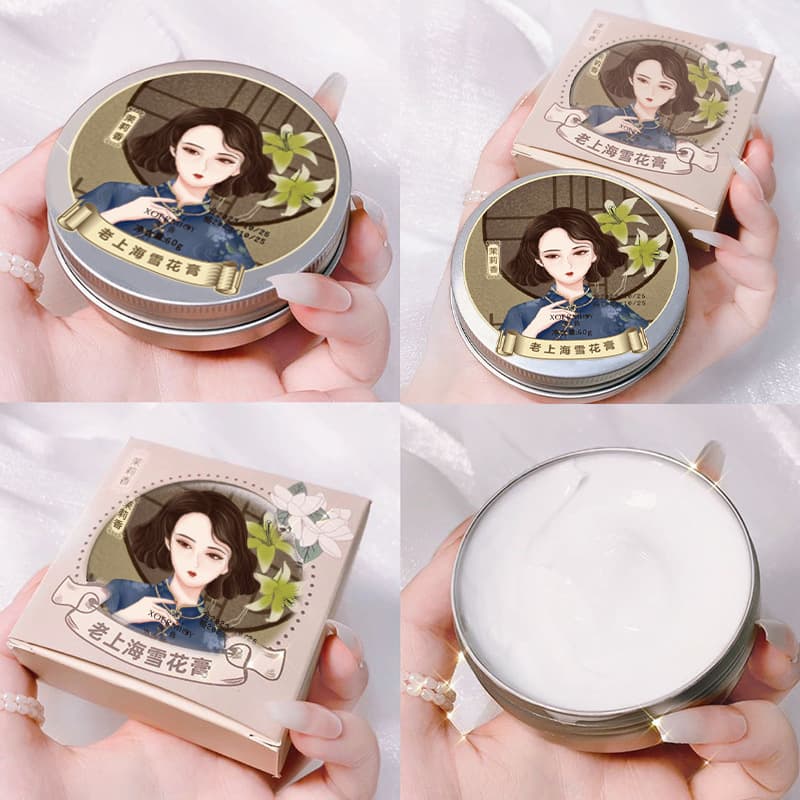 Xue Mi Lao Shanghai Snow Cream Hydrating and Moisturizing Moisturizing Cream Long-established Skin Care Products Factory Hot Hair Straightening 2