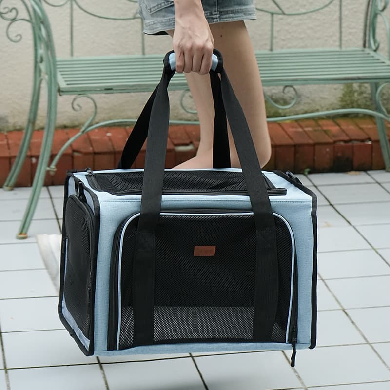 Pet bag portable cat bag outing bag portable pet bag breathable cat outdoor travel car small dog bag 7