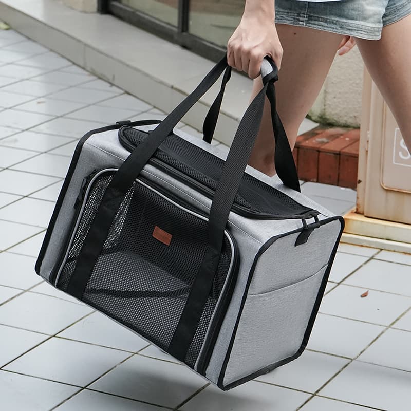 Pet bag portable cat bag outing bag portable pet bag breathable cat outdoor travel car small dog bag 8