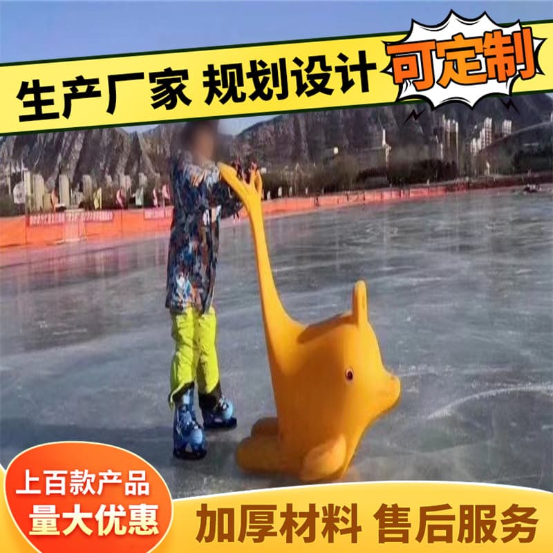 Dolphin ski aid snow children's skateboard ice skates winter outdoor skis wholesale snow play equipment 4