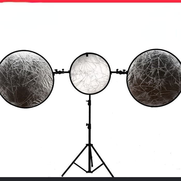 Foldable two-in-one silver-white reflector for photography, soft light, indoor and outdoor camera fill-in photography equipment 4