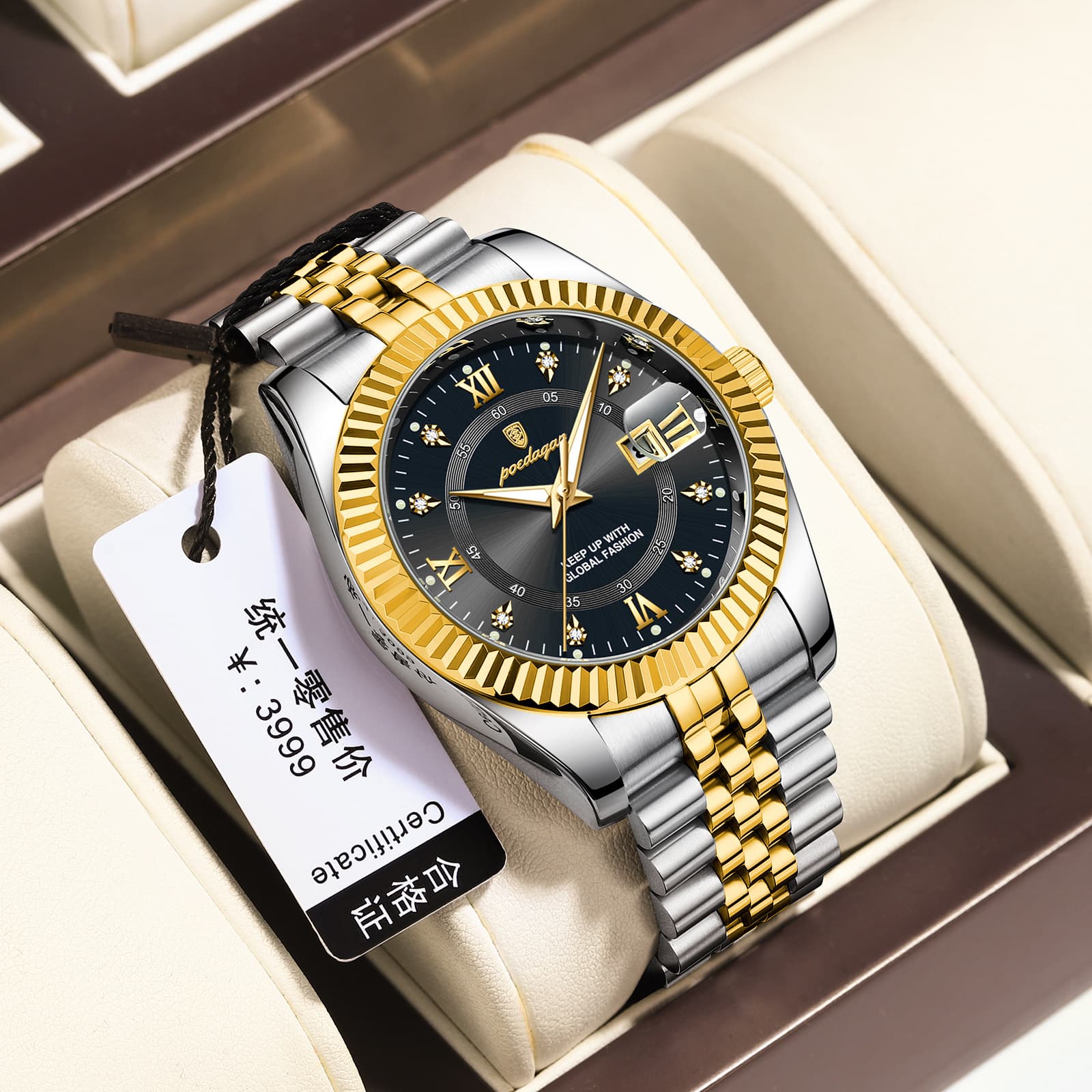 Swiss brand luxury men's watch new business quartz watch men's live broadcast foreign trade popular one piece drop shipping 7