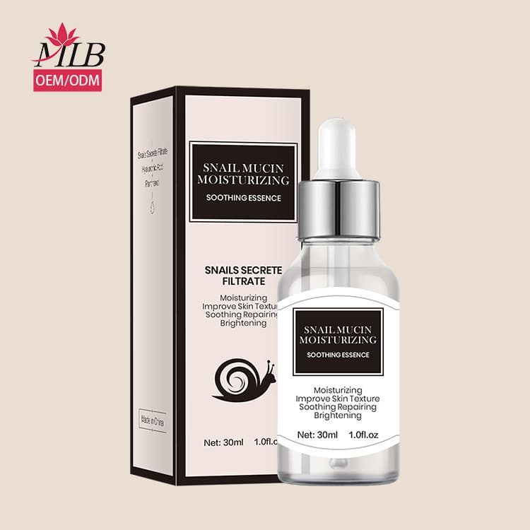 Cross-border customized snail mucus moisturizing and soothing essence soft skin facial essence OEM OEM processing and customization 6