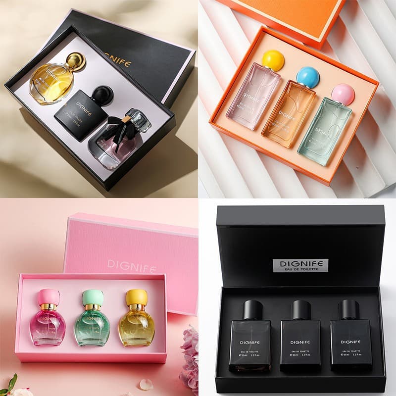 Cross-border direct supply of women's perfume gift box set Black Opium Eau de Liberty reverse Paris perfume three-piece set wholesale 2