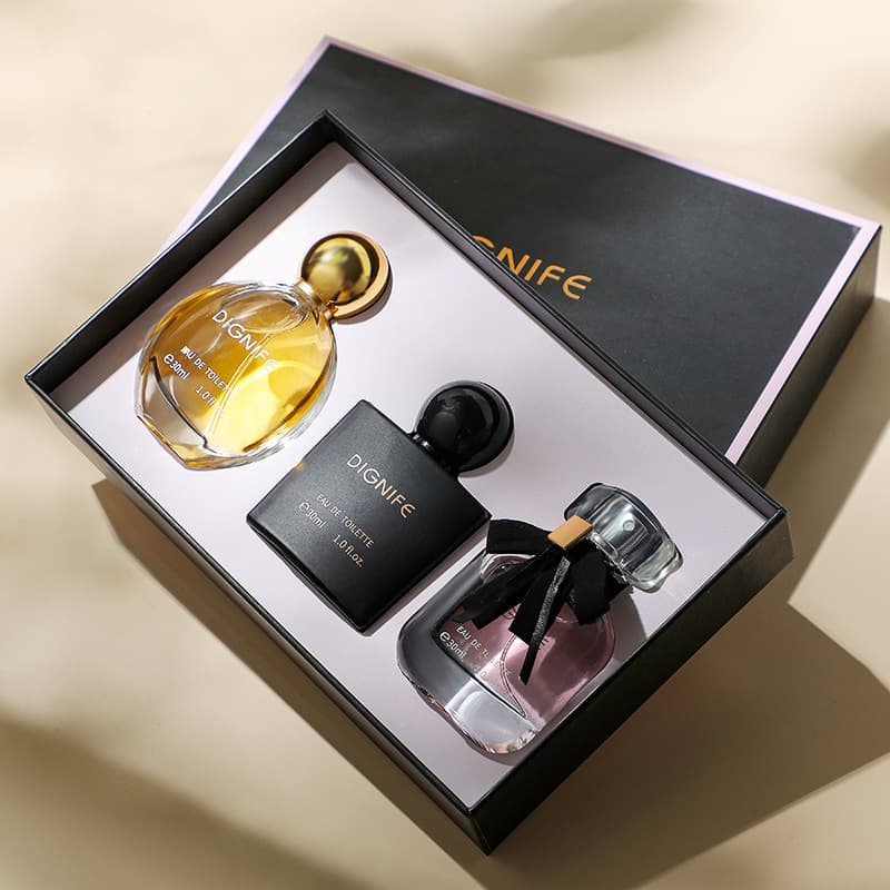 Cross-border direct supply of women's perfume gift box set Black Opium Eau de Liberty reverse Paris perfume three-piece set wholesale 10