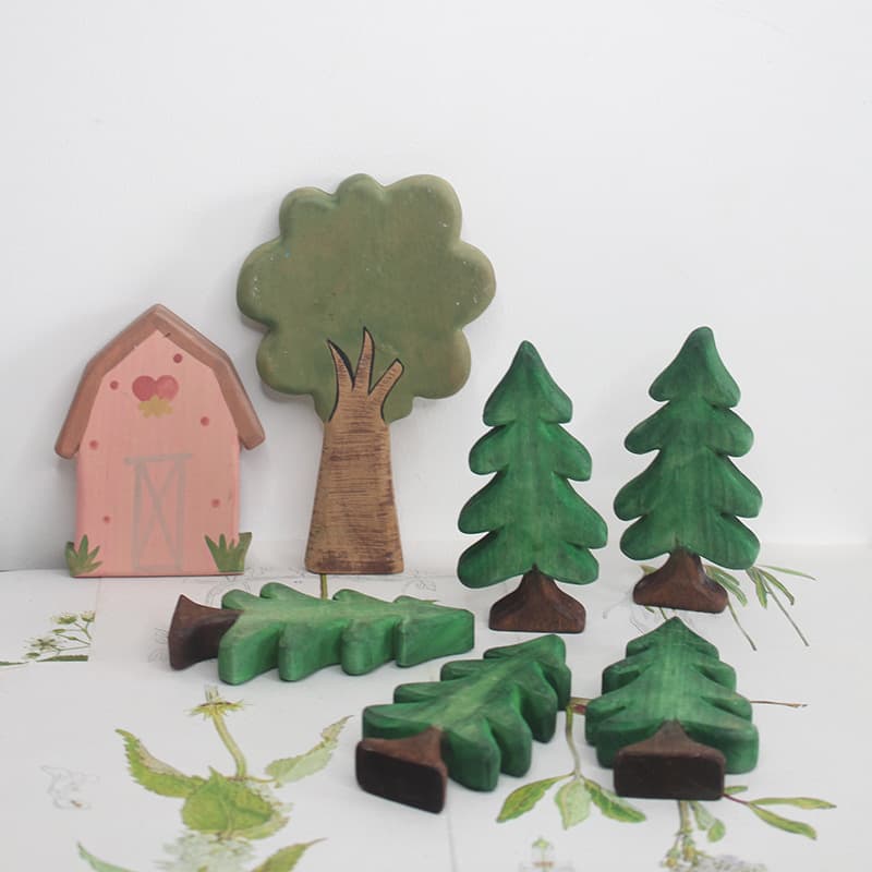 Aoki Fan Christmas ornaments decoration gifts desktop window display station Christmas tree material small pine tree gift 4