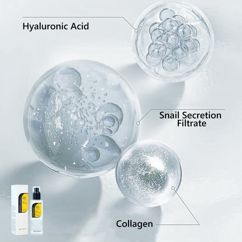 Cross-border Dissar snail mucus protein essence hydrating and moisturizing foreign trade Snail essence English version 5