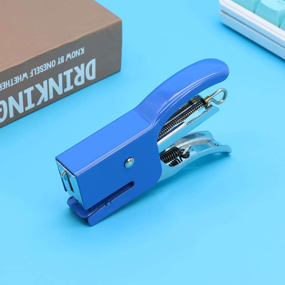 Handheld stapler card puncher office stapler bouquet packaging greeting card punch pliers 7