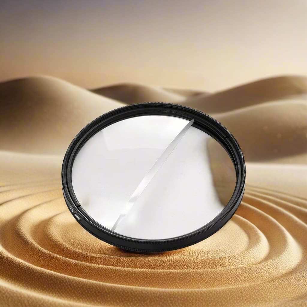 Photography and video foreground blur, film and television props, split refractive prism, SLR camera lens accessories, special effects filter 1