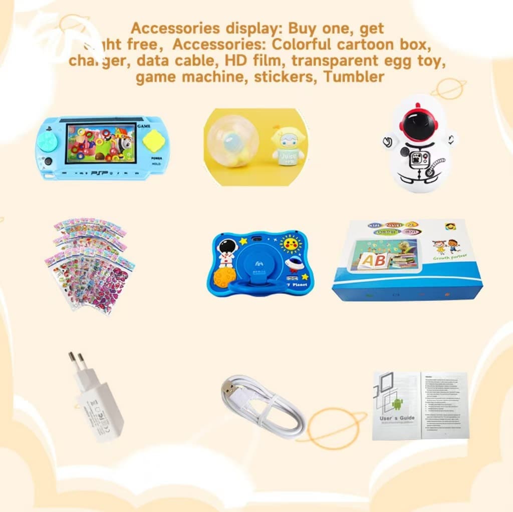 C Astronaut five-color special price private touch 7-inch spot Android children's education tablet wifi entertainment learning 5