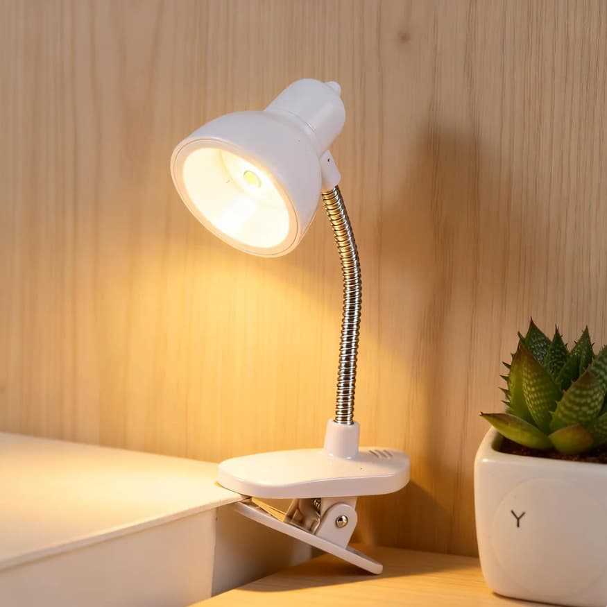 New and unique creative small book lamp bedroom night light mini book clip lamp warm light eye protection small table lamp 8
