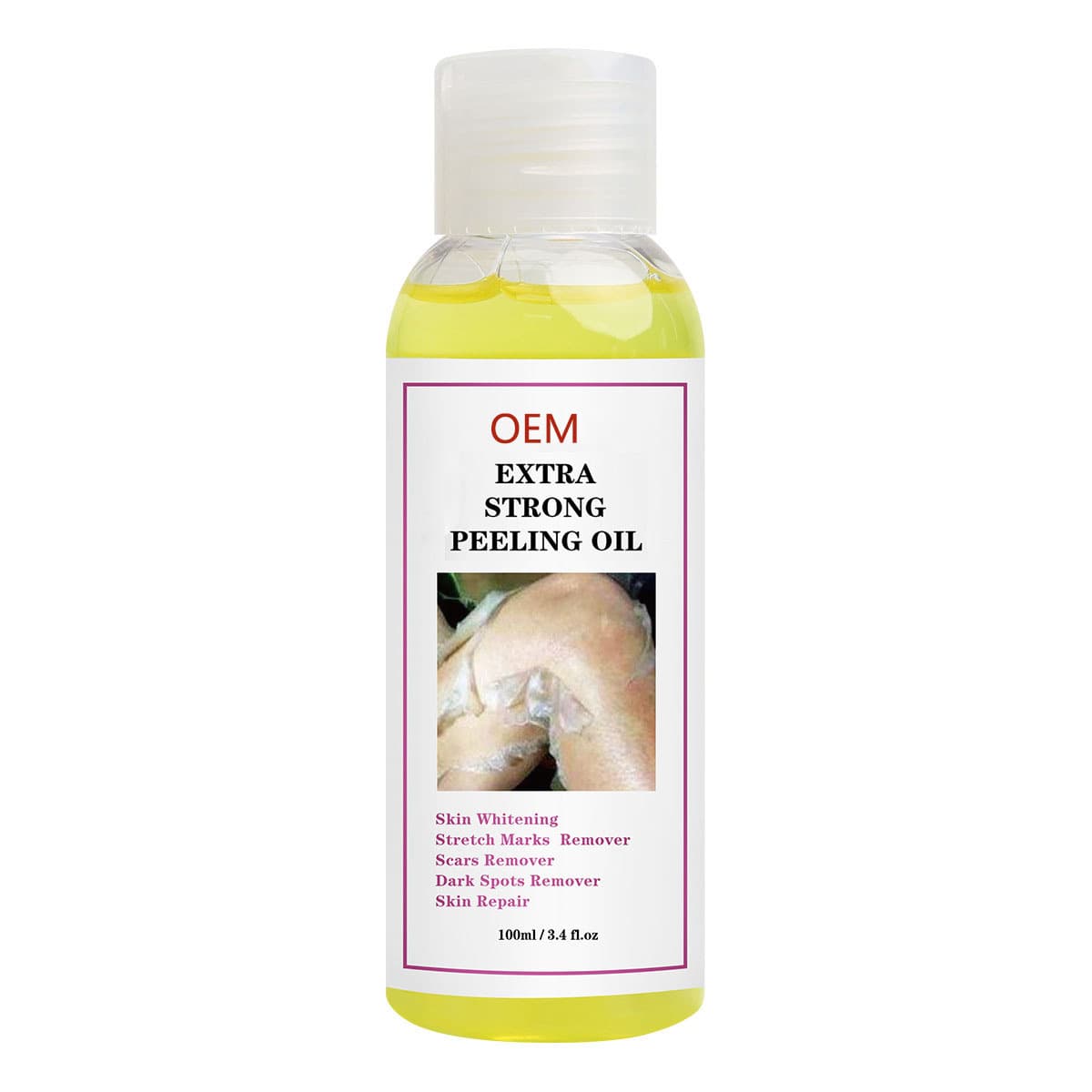 Cross-border body lotion peeling oil black skin moisturizing body Super strong peeling oil 2