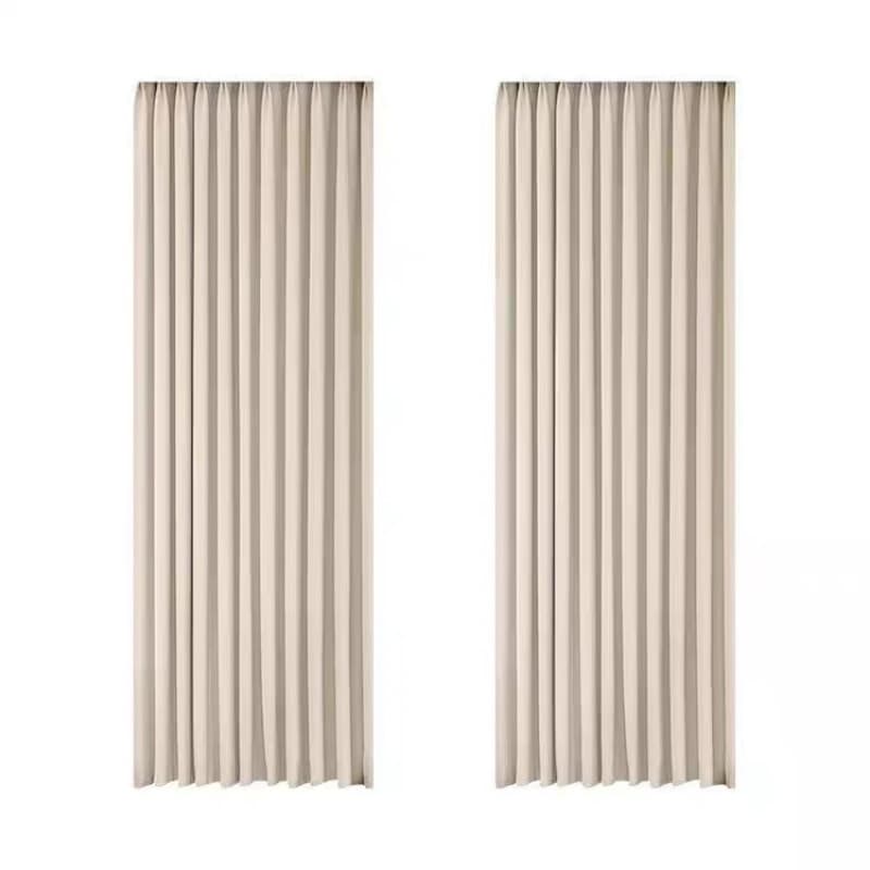 Hotel commercial full blackout curtains Sunshade and sun protection B&B electric curtains Lewu voice smart curtains finished products 6