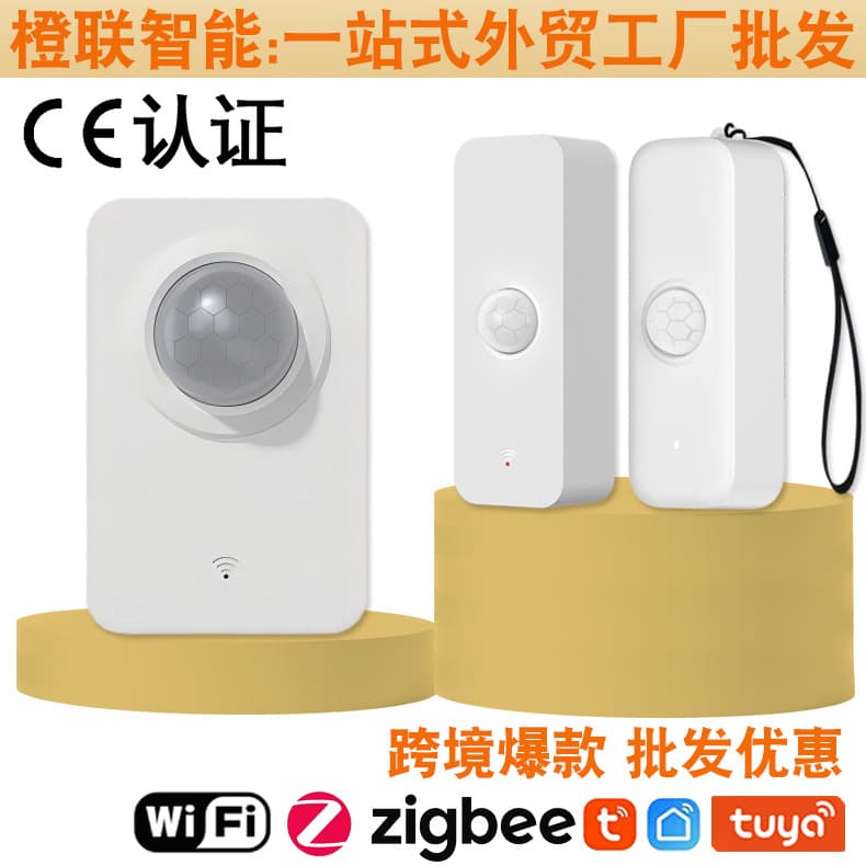 Cross-border factory Tuya WiFi human motion sensor smart home Zigbee infrared detector PIR 1