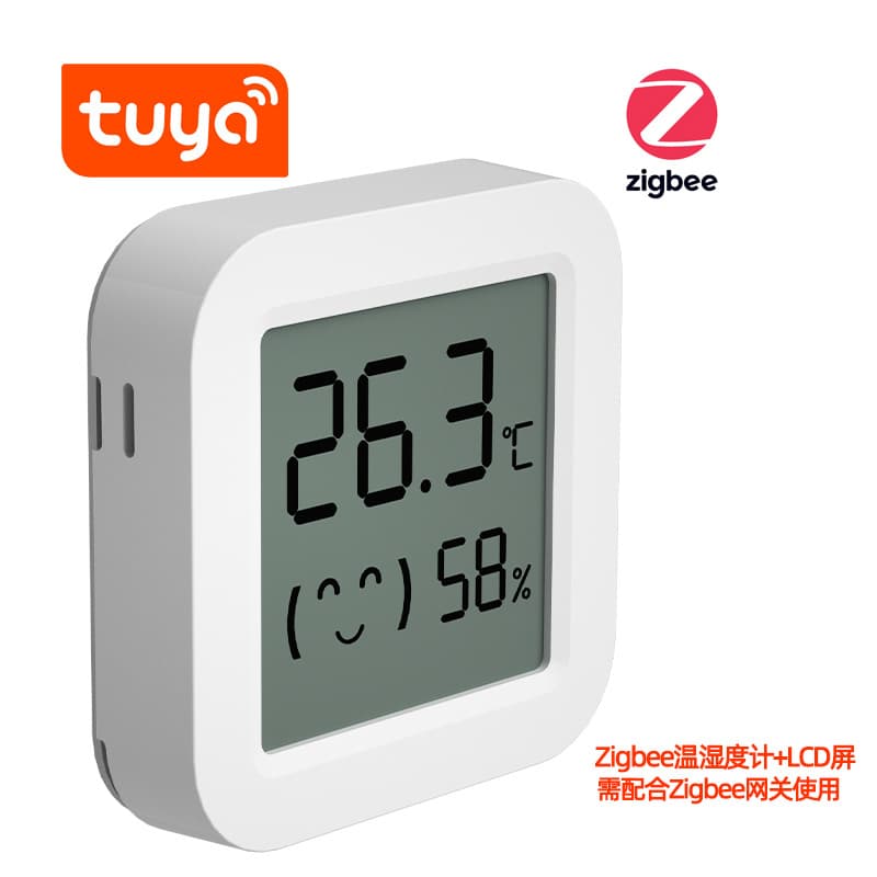 Tuya Smart Home WiFi Temperature and Humidity Detector Remote Home Indoor Wireless Zigbee Thermohumidity Meter 4