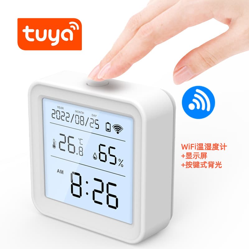 Tuya Smart Home WiFi Temperature and Humidity Detector Remote Home Indoor Wireless Zigbee Thermohumidity Meter 7