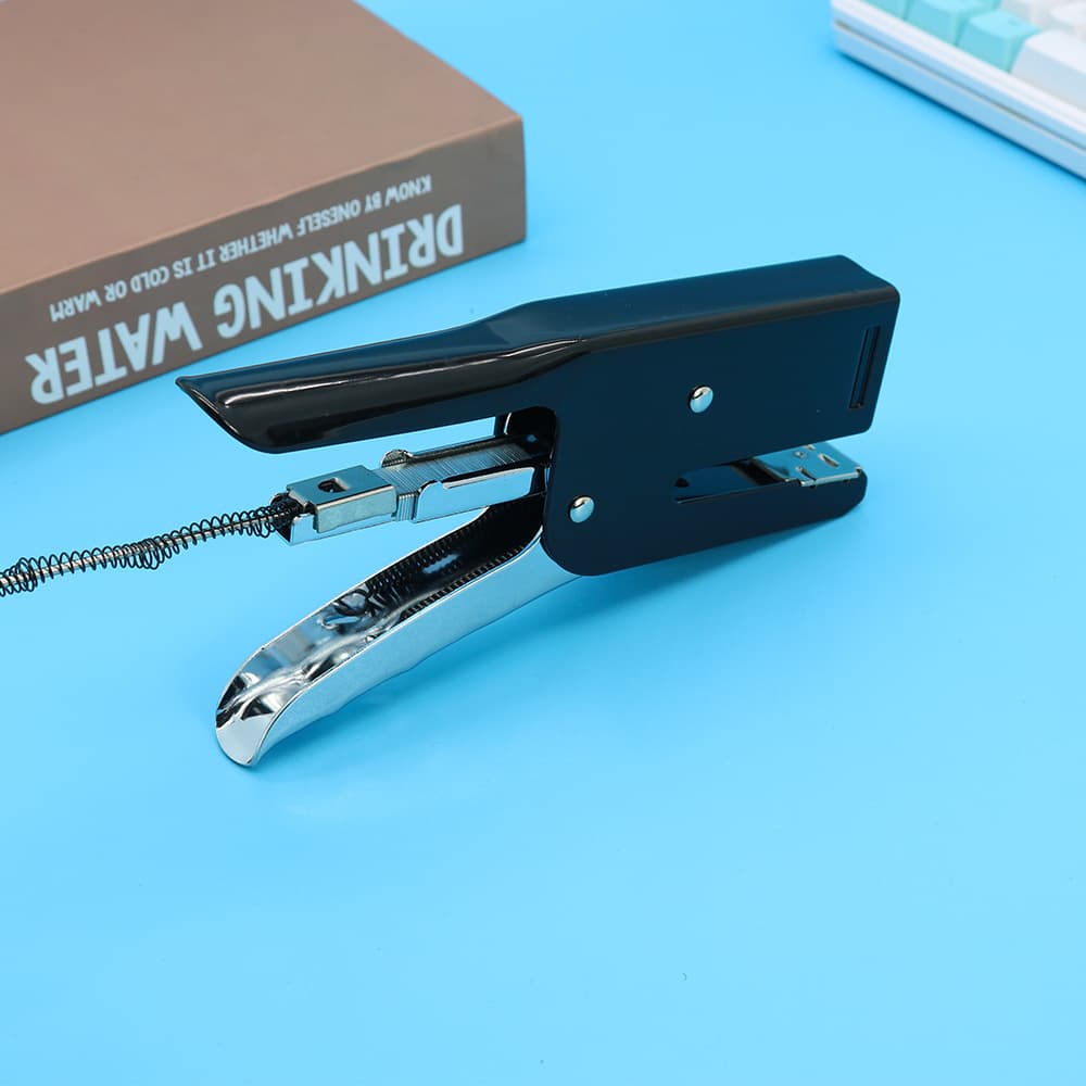 9817 Cross-border commercial stapler stapler labor-saving handheld stapler puncher for takeout order packaging 4