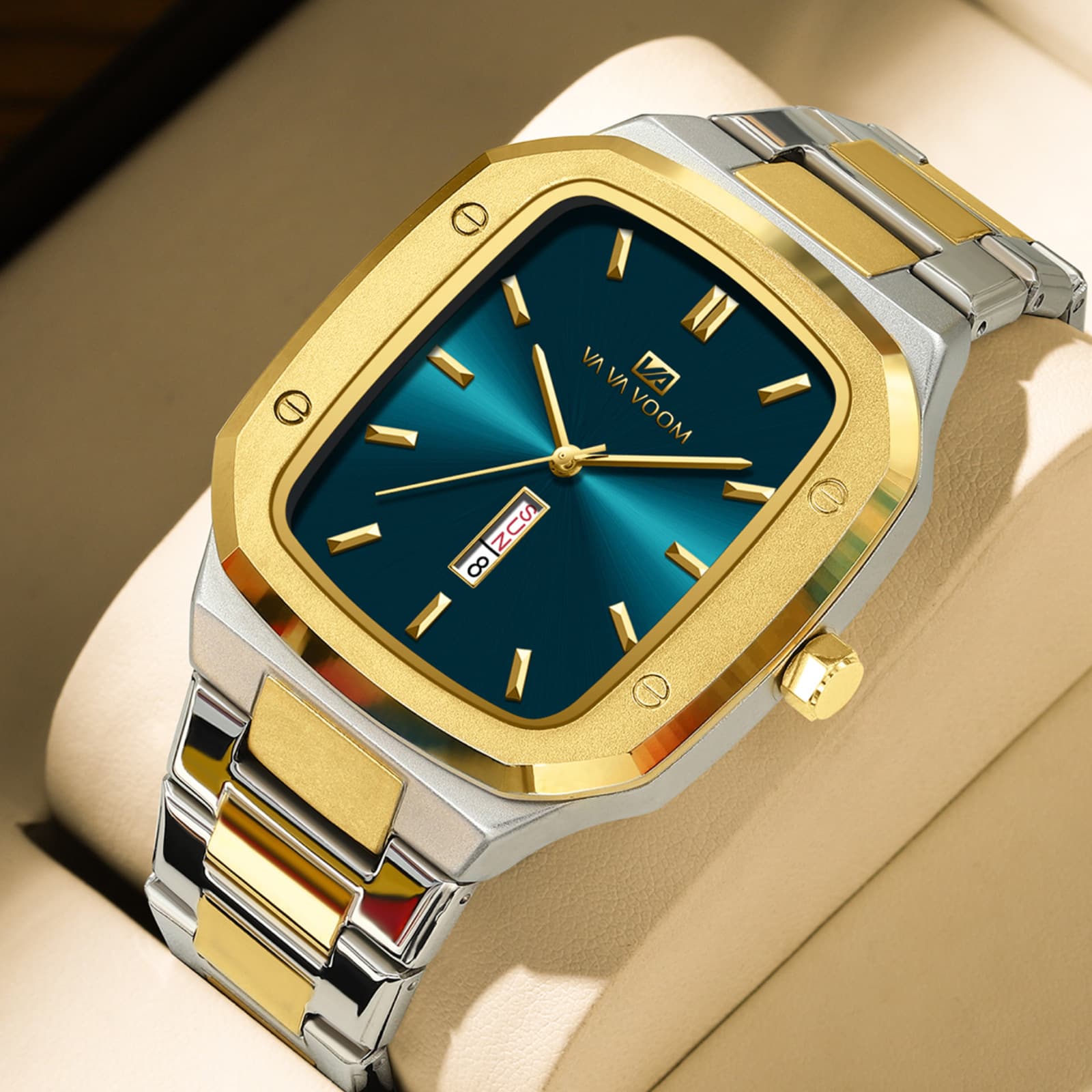 Square apple shell men's fashion trend watch men watch manufacturer wholesale first-hand supply cross-border watch 1