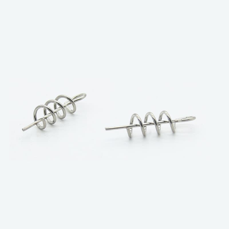 Luya soft bait connector fake bait spring lock pin crank hook anti-off explosion-proof spring pin stainless steel pin DIY 4