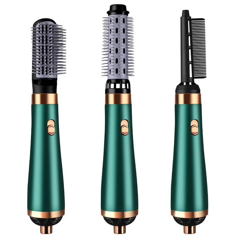 Customizable high-speed hair dryer straight hair comb electric curling wand blow comb six-in-one negative ion styling hair dryer 6