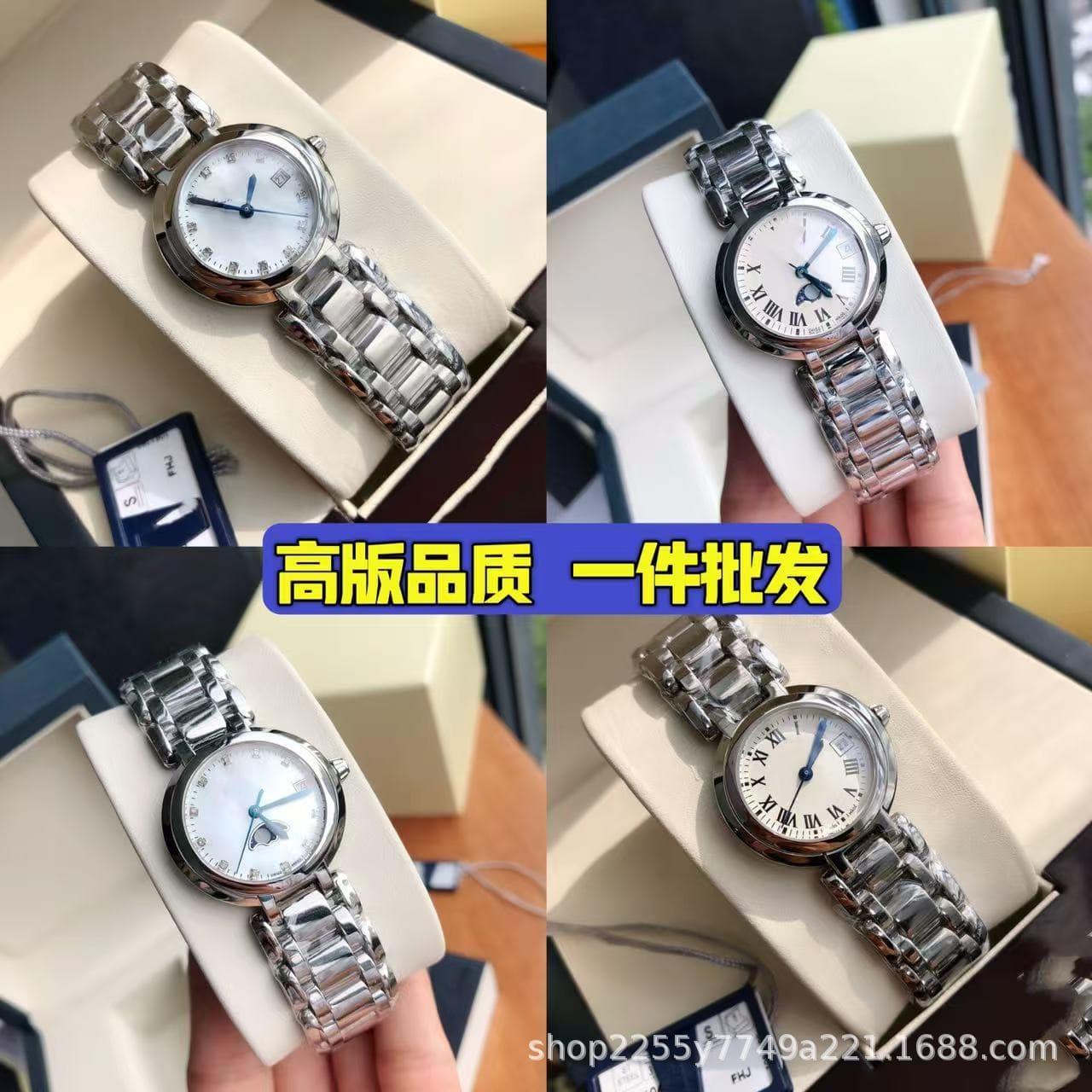 Langjia Watch Women's Heart Moon Phase Watch Women's Model with Diamonds High-Quality Classic Masterpiece Watch Men's Rhythm Tourbillon 2