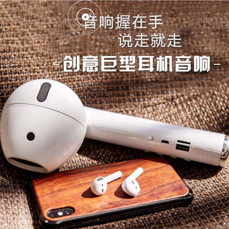 Source manufacturer extra large decorative giant headphone speaker large wireless macaron headphone appearance bluetooth speaker 3