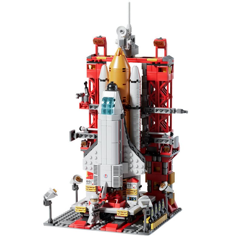 Space Shuttle Building Blocks Toy Assembled Educational Puzzle Spaceship Chinese Rocket Model Children Boy Birthday Gift 6