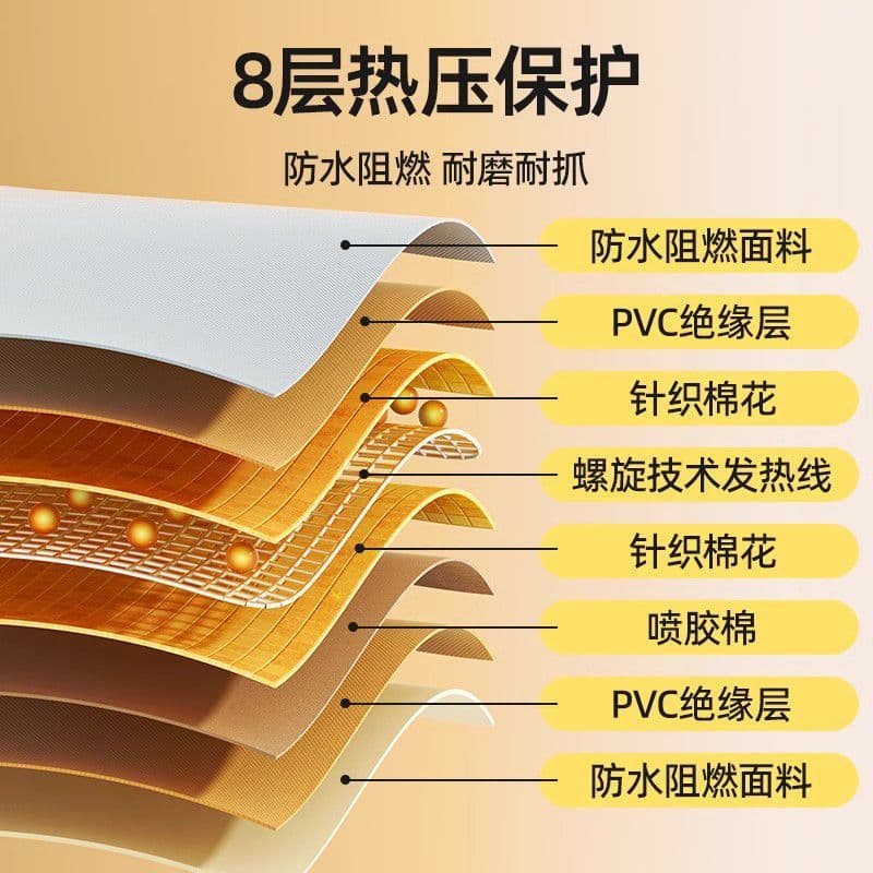 Pet electric blanket, electric heating cat special heating waterproof pad, anti-leakage, anti-catch, anti-small dog constant temperature electric mattress 5