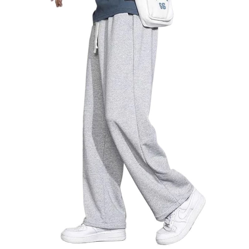 Gray sweatpants trendy straight-leg loose summer drape thin sports casual long pants men's dating spot wholesale 6
