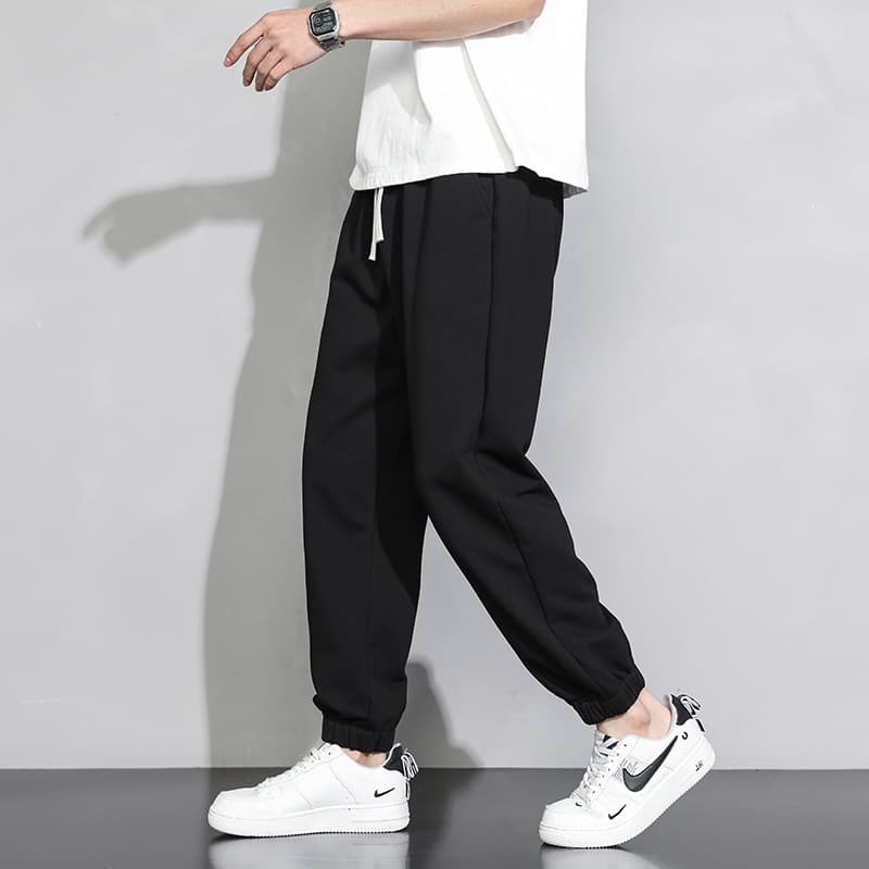 Gray sweatpants trendy straight-leg loose summer drape thin sports casual long pants men's dating spot wholesale 8