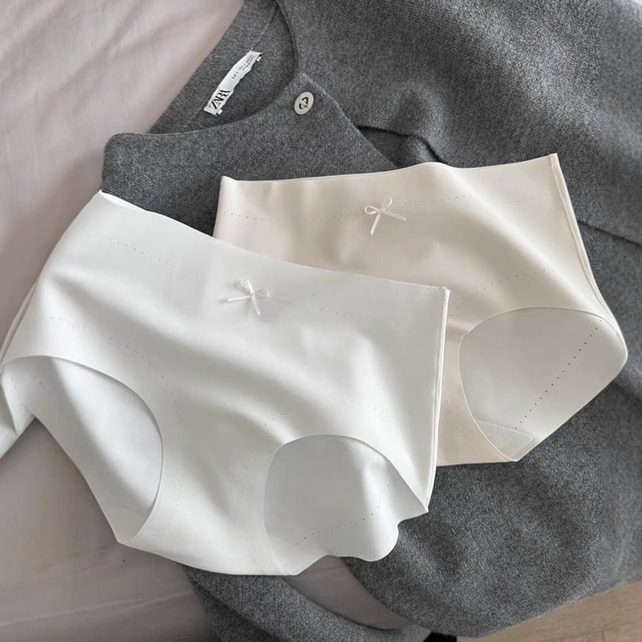 Level 10A ~ Antibacterial Seamless Underwear Women's Briefs Four Seasons Thin Style Girls Yoga Butt Lift Ice Silk One Piece Women 4
