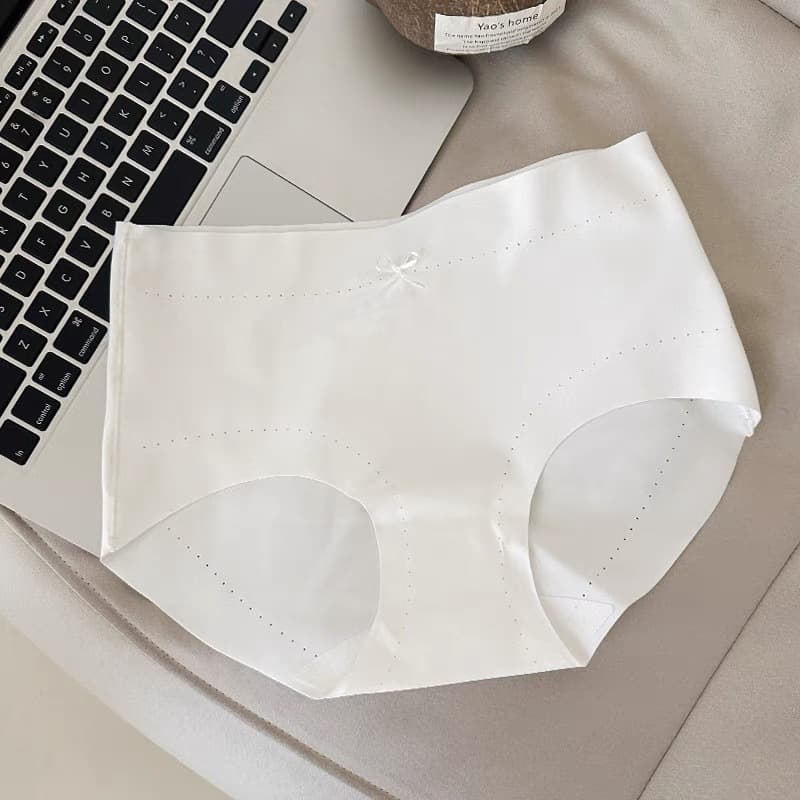 Level 10A ~ Antibacterial Seamless Underwear Women's Briefs Four Seasons Thin Style Girls Yoga Butt Lift Ice Silk One Piece Women 7