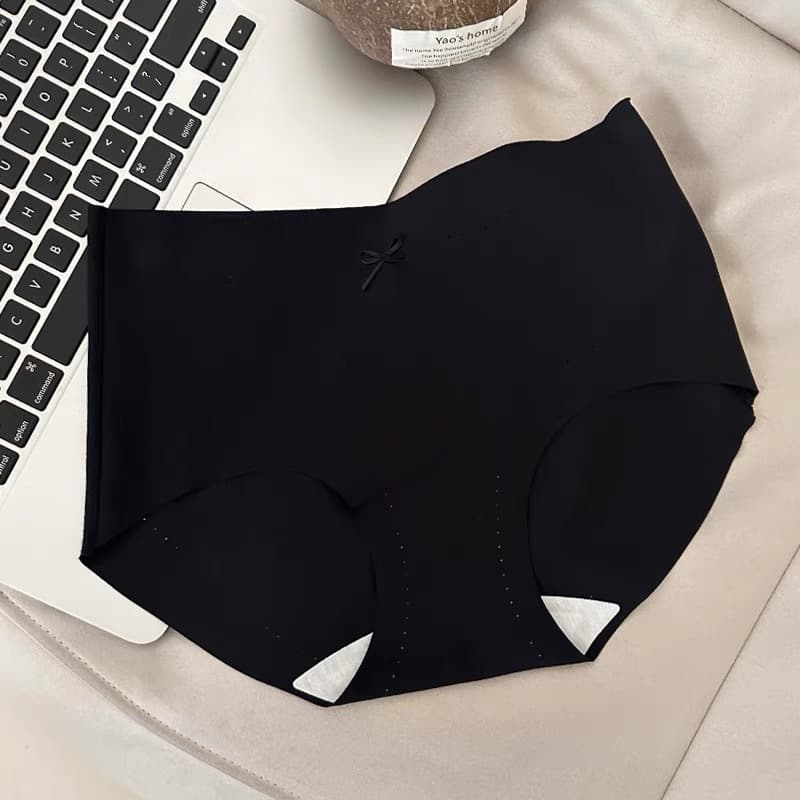Level 10A ~ Antibacterial Seamless Underwear Women's Briefs Four Seasons Thin Style Girls Yoga Butt Lift Ice Silk One Piece Women 8