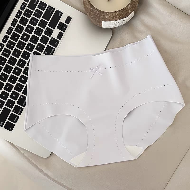 Level 10A ~ Antibacterial Seamless Underwear Women's Briefs Four Seasons Thin Style Girls Yoga Butt Lift Ice Silk One Piece Women 10