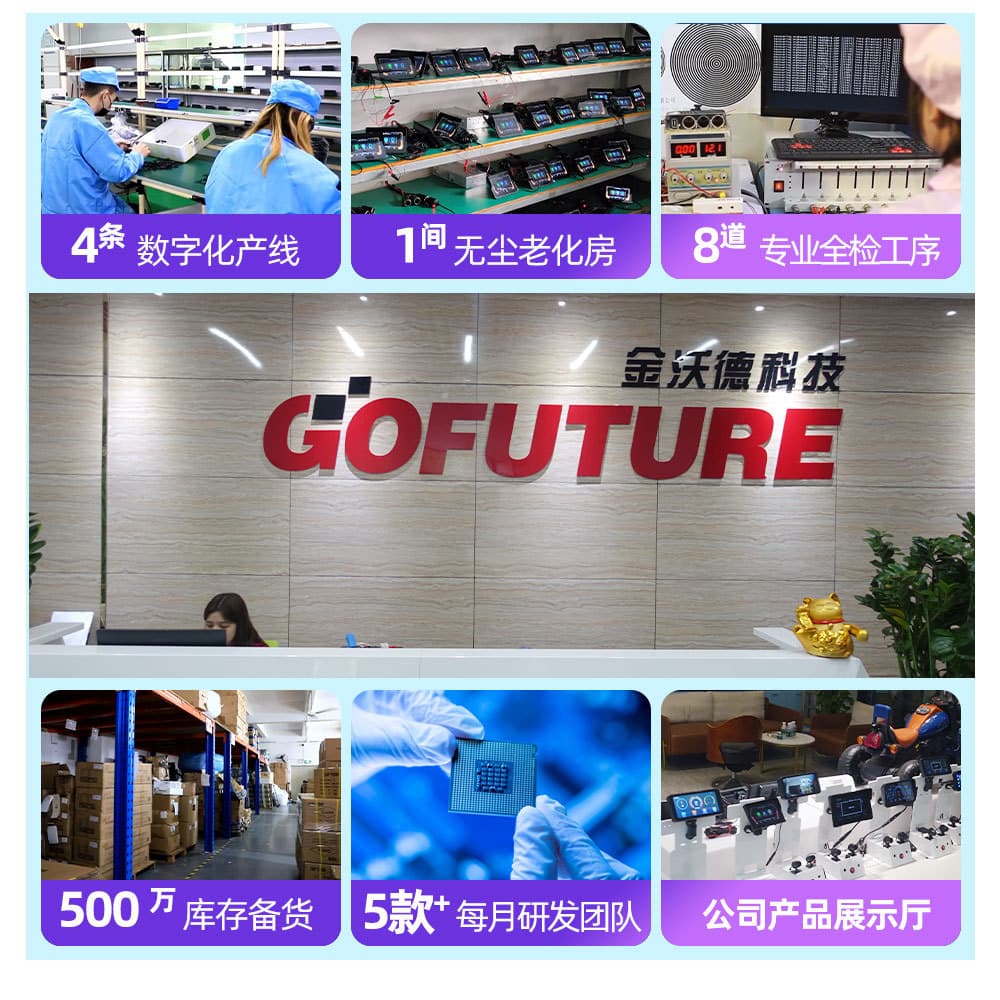 Cross-border dedicated 7-inch 4K motorcycle recorder wireless Carplay android auto navigator GPS tire pressure 4
