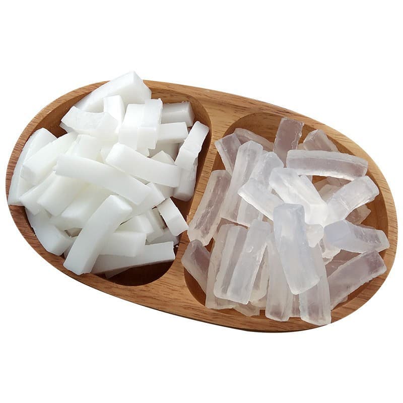 Foreign trade cross-border soap base soap bar essential oil soap material white transparent diy soap bar plant soap raw material tea tree essential oil 5