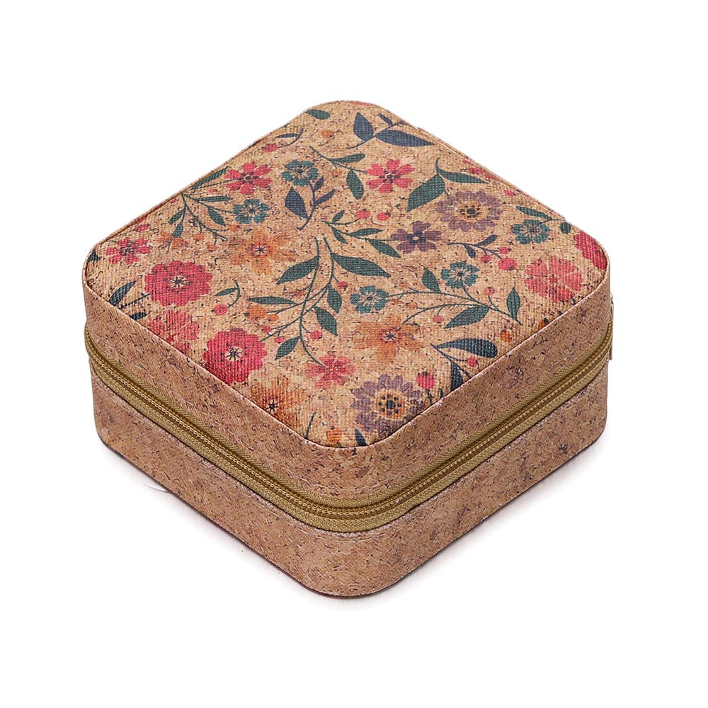 Portable jewelry storage box jewelry box small and exquisite travel jewelry box ring earrings jewelry packaging box 7