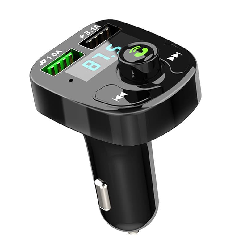 Car mp3 player x8 car mobile phone charger USB cigarette lighter car charger car bluetooth fm transmitter 4