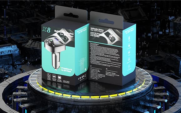 Car mp3 player x8 car mobile phone charger USB cigarette lighter car charger car bluetooth fm transmitter 7