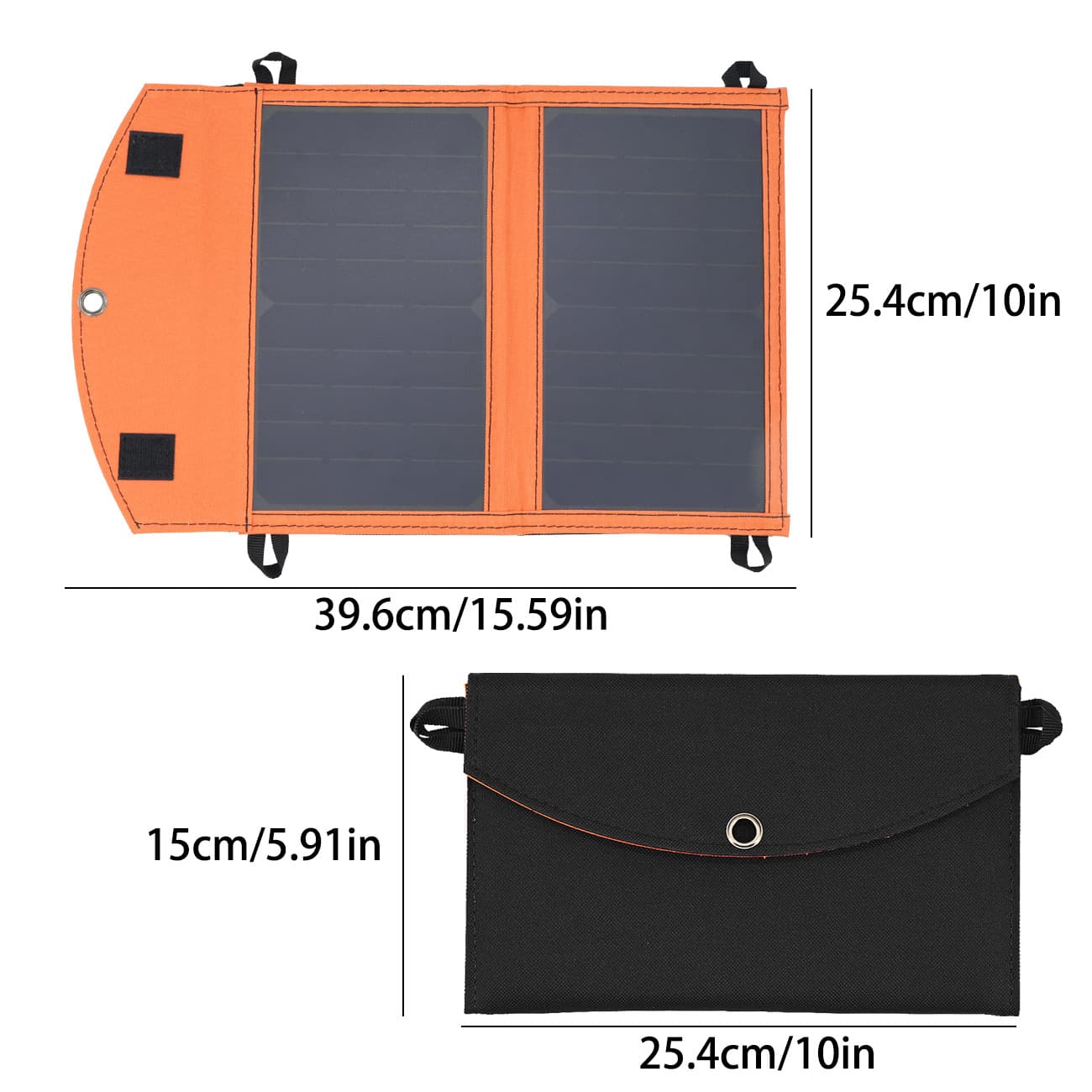 Portable Solar Panel USB Charger Power Emergency Board Waterproof Phone Power Bank for Camping 5
