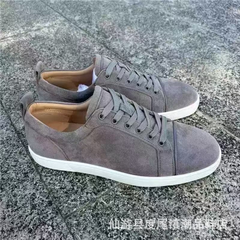 Foreign trade European station cl red-soled shoes electric embroidery low-top high-top men's shoes red-soled couple trend rivets casual laces 3