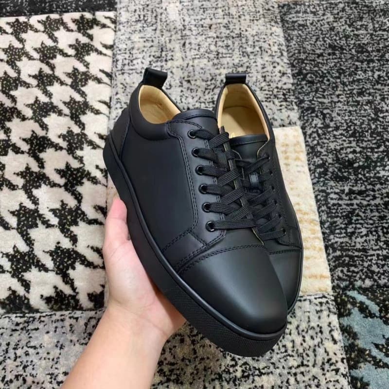Foreign trade European station cl red-soled shoes electric embroidery low-top high-top men's shoes red-soled couple trend rivets casual laces 8