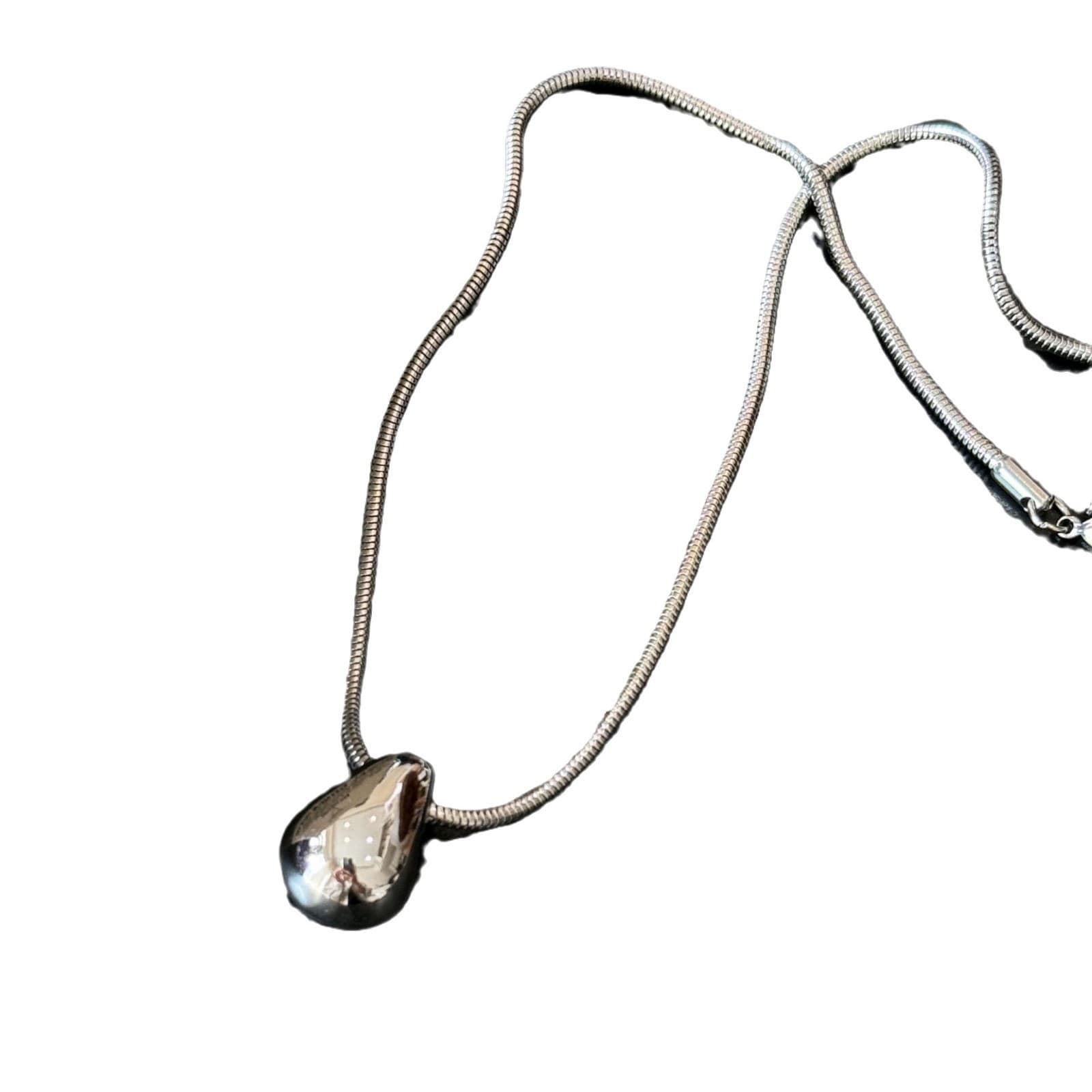Minimalist style water drop pendant necklace for women in autumn and winter, versatile simple and fashionable casual long sweater sweater chain 6