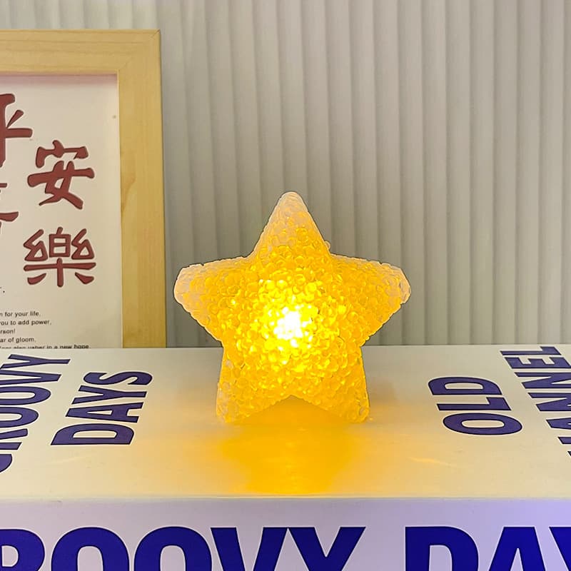 Creative handheld star lamp for festival performance, wrist dance, luminous prop lamp, decoration, small star atmosphere lamp, wholesale 10