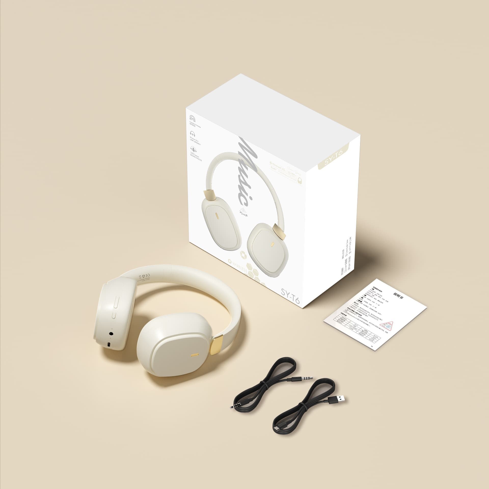 New cross-border exclusive hot-selling headset wireless Bluetooth noise reduction long battery life gaming headset factory wholesale 5