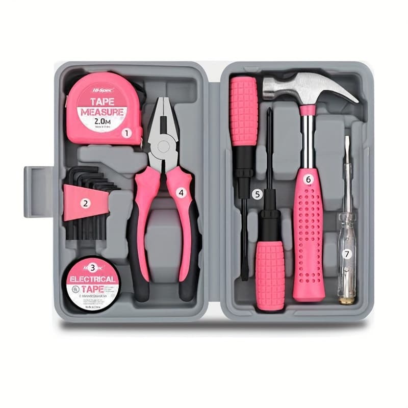 Household hand tool set Hex wrench storage screwdriver pliers Household hand tool set 8